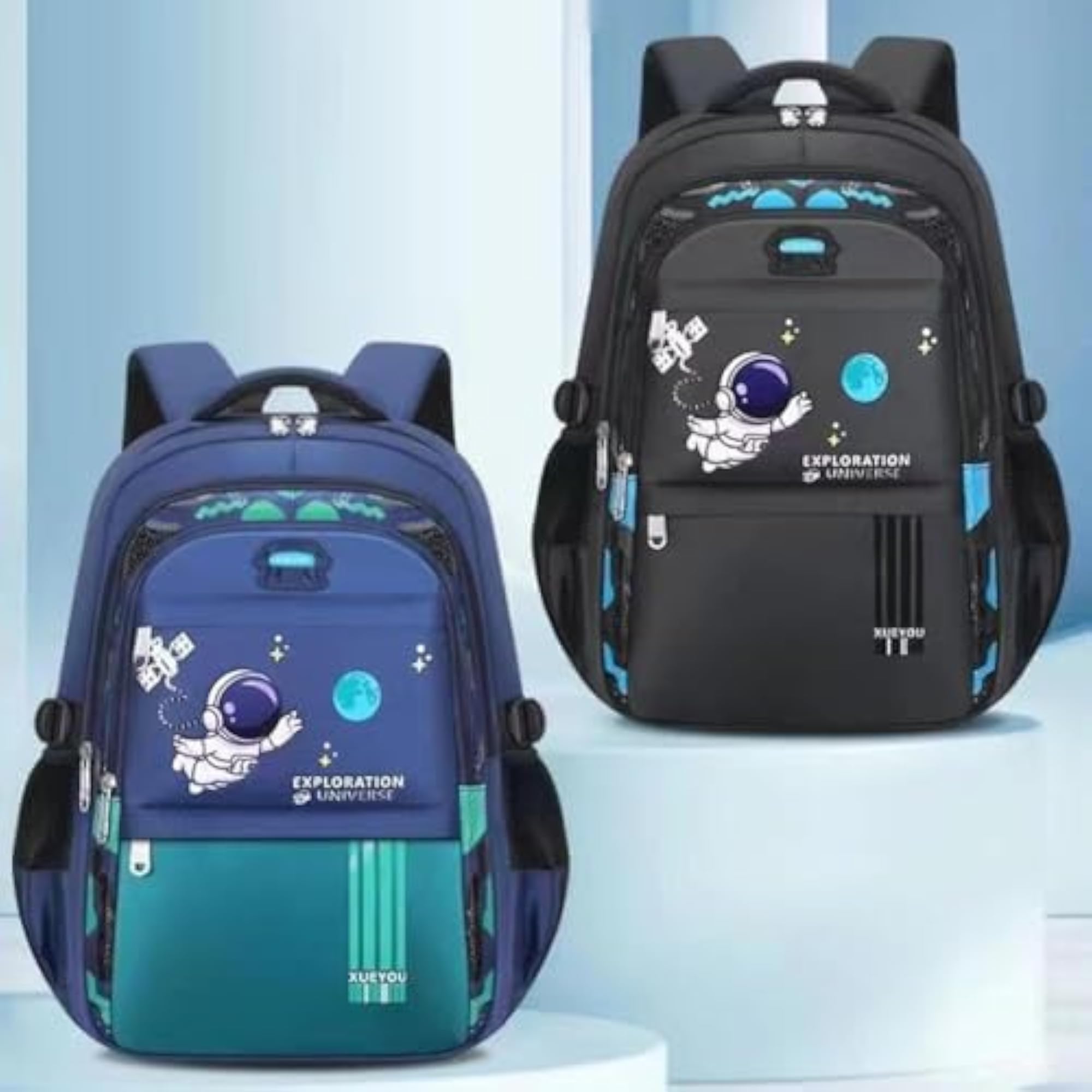 Astronaut Unisex Water Resistant College Travel Backpack
